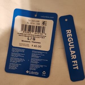 Columbia White Large T-shiry